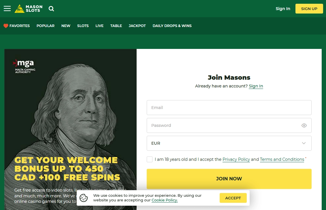 Mason Slots Casino