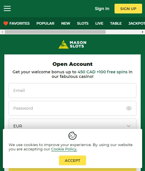 Mason Slots Casino